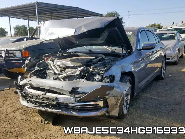 WBAJE5C34HG916933 фото 3