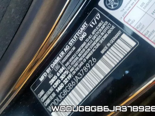 WDDUG8GB6JA378926 фото 2