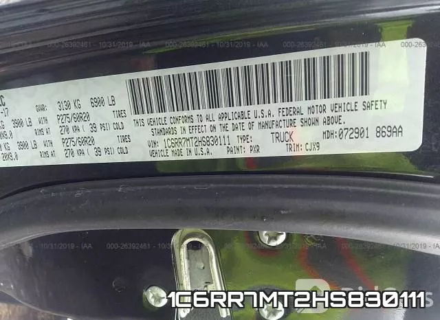 1C6RR7MT2HS830111 фото 10