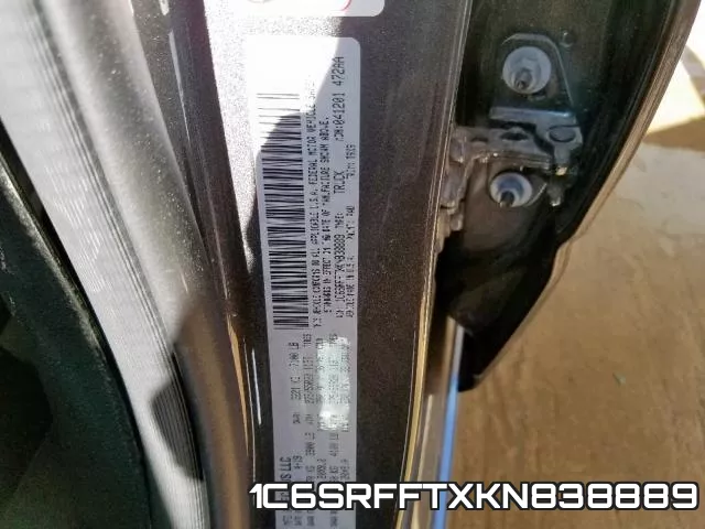 1C6SRFFTXKN838889 фото 2