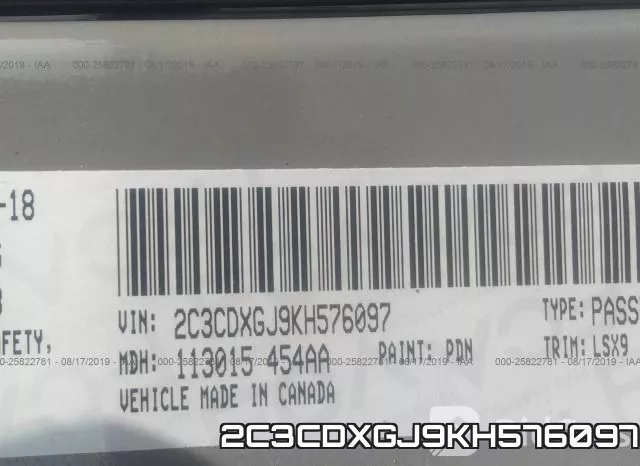 2C3CDXGJ9KH576097 фото 10