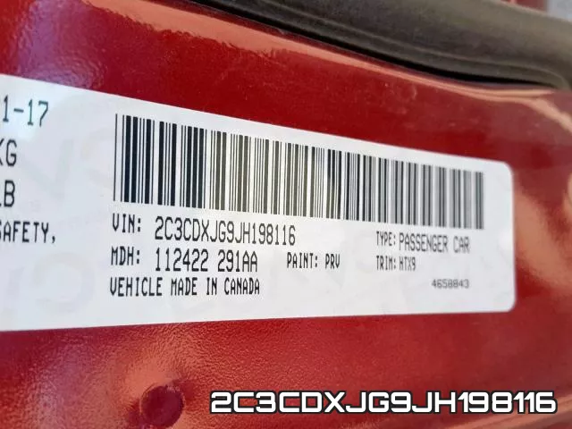 2C3CDXJG9JH198116 фото 2