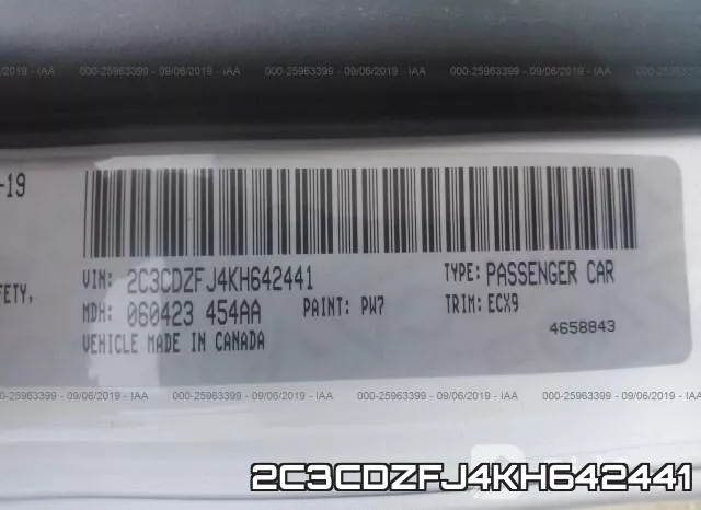 2C3CDZFJ4KH642441 фото 10