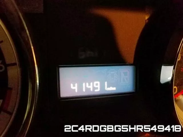 2C4RDGBG5HR549418 фото 9