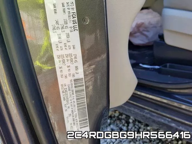 2C4RDGBG9HR566416 фото 2