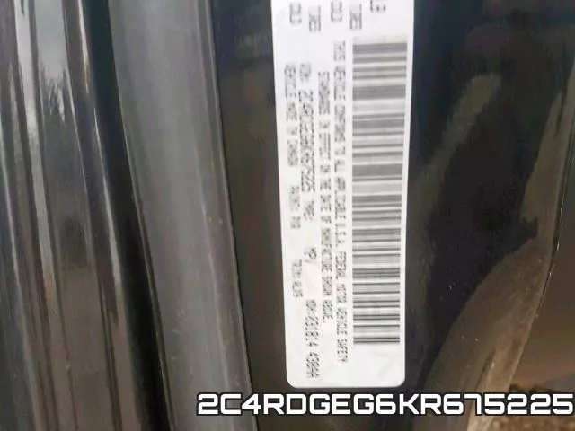 2C4RDGEG6KR675225 фото 2