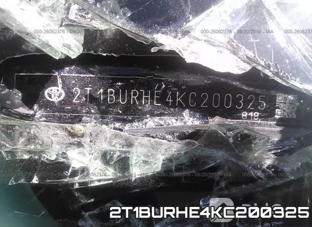 2T1BURHE4KC200325 фото 10