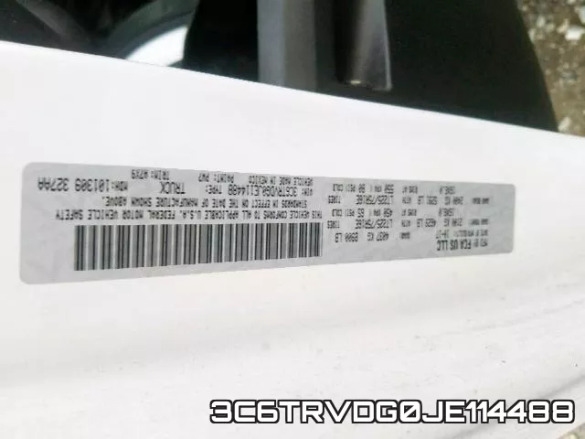 3C6TRVDG0JE114488 фото 2