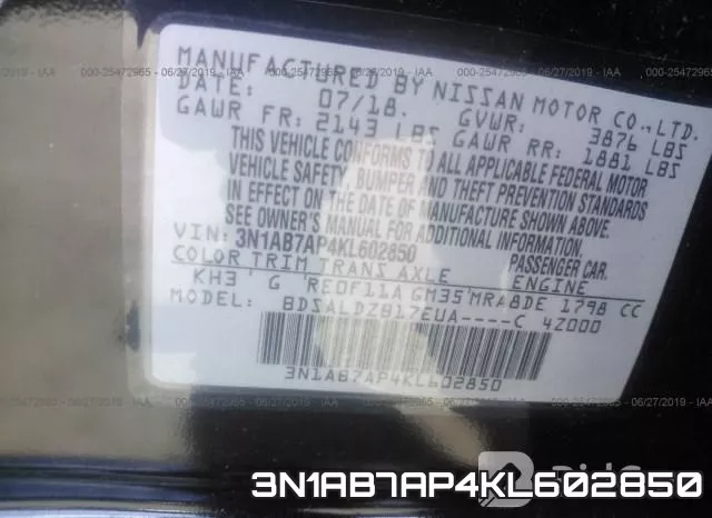 3N1AB7AP4KL602850 фото 10
