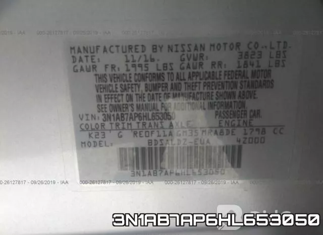 3N1AB7AP6HL653050 фото 8