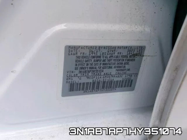 3N1AB7AP7HY351074 фото 2