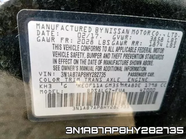 3N1AB7AP8HY282735 фото 2
