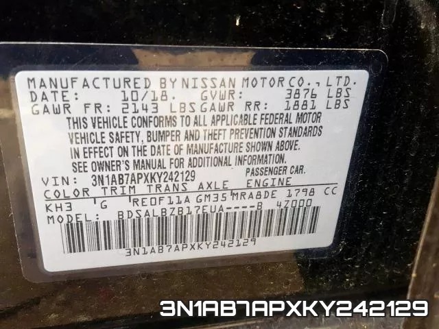3N1AB7APXKY242129 фото 2