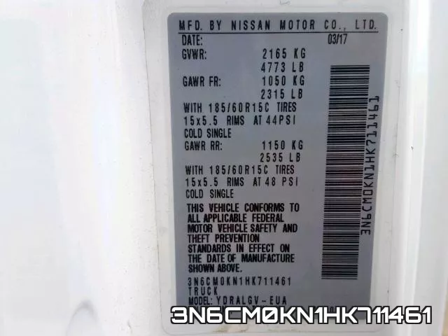 3N6CM0KN1HK711461 фото 2
