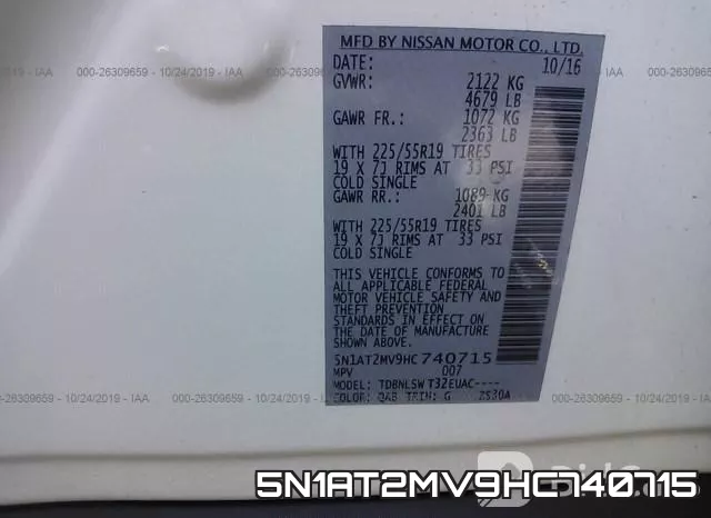5N1AT2MV9HC740715 фото 10