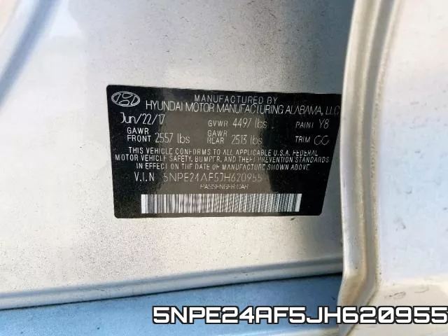 5NPE24AF5JH620955 фото 2
