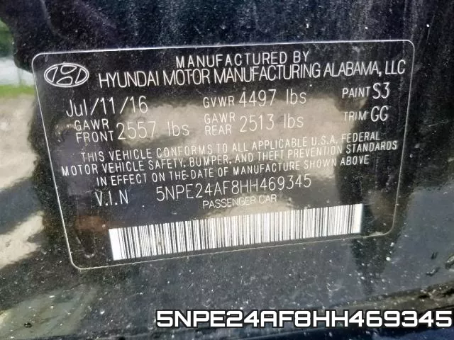 5NPE24AF8HH469345 фото 2
