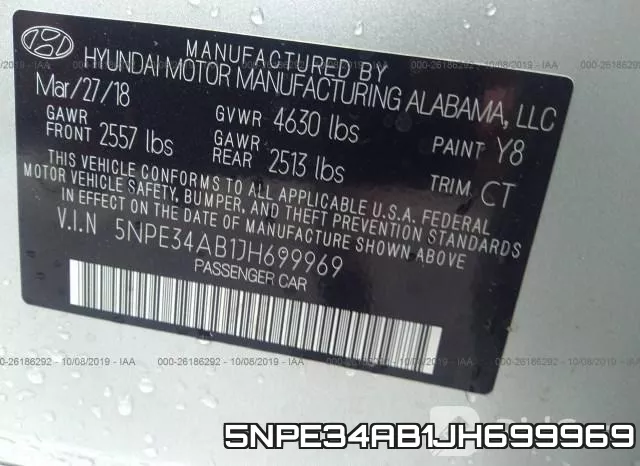 5NPE34AB1JH699969 фото 9