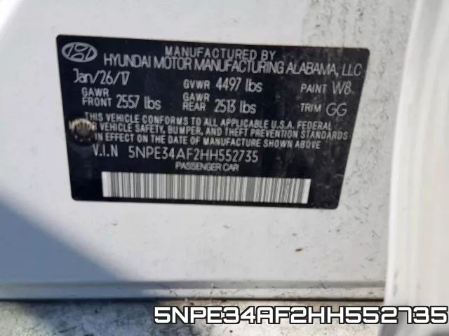 5NPE34AF2HH552735 фото 2