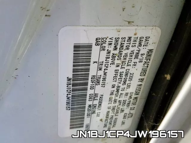 JN1BJ1CP4JW196157 фото 2