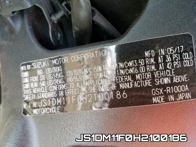 JS1DM11F0H2100186 фото 2