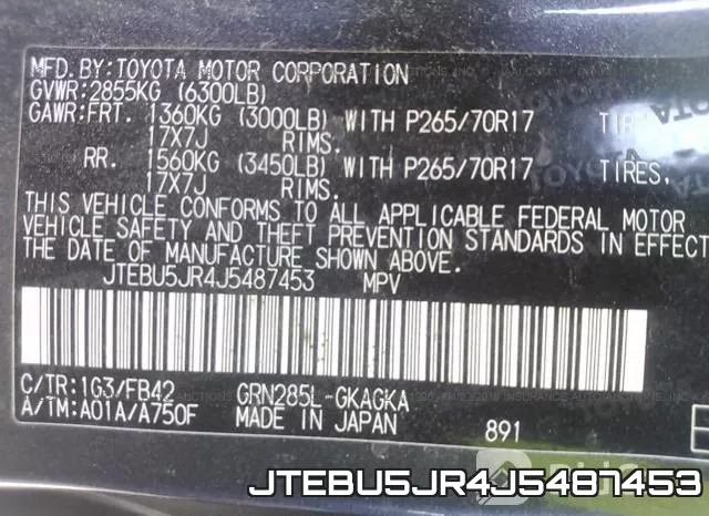 JTEBU5JR4J5487453 фото 10