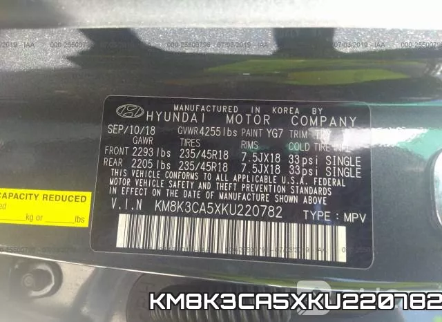 KM8K3CA5XKU220782 фото 10