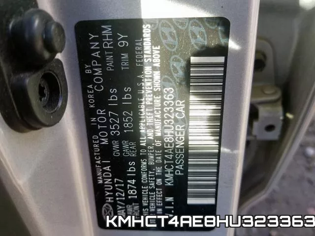KMHCT4AE8HU323363 фото 2