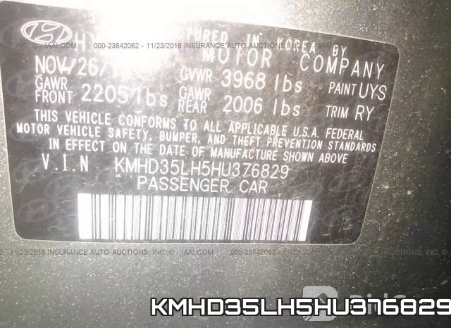 KMHD35LH5HU376829 фото 9