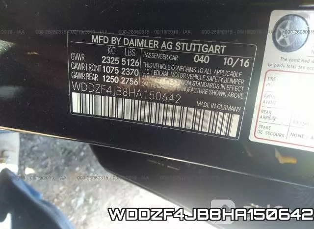 WDDZF4JB8HA150642 фото 10