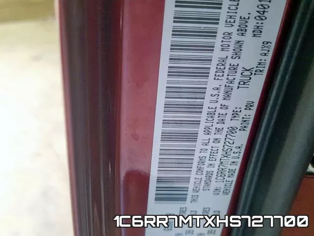1C6RR7MTXHS727700 фото 2