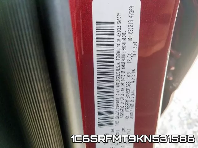 1C6SRFMT9KN531586 фото 2