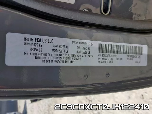 2C3CDXCT0JH122410 фото 2