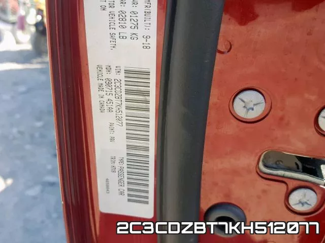 2C3CDZBT7KH512077 фото 2