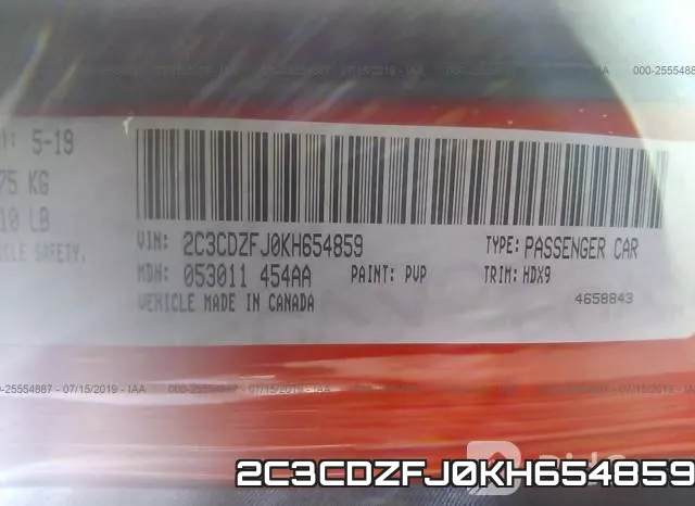 2C3CDZFJ0KH654859 фото 10