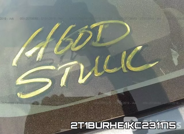 2T1BURHE1KC231175 фото 2