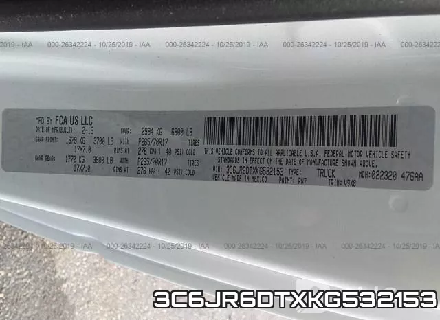 3C6JR6DTXKG532153 фото 10
