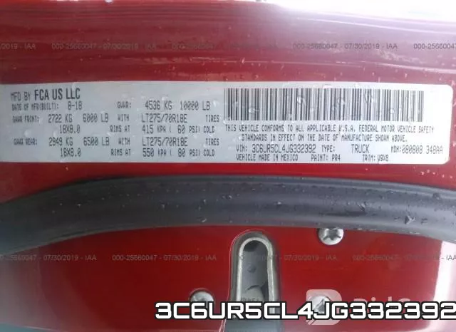 3C6UR5CL4JG332392 фото 10