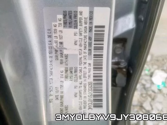3MYDLBYV9JY308068 фото 2