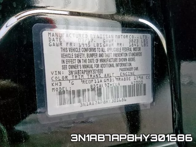 3N1AB7AP8HY301686 фото 2