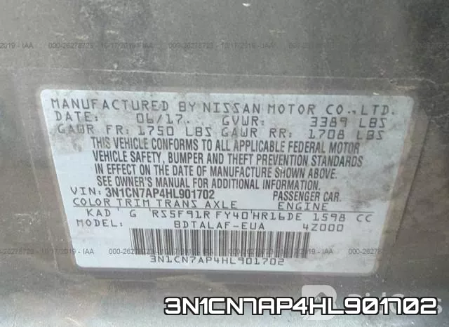 3N1CN7AP4HL901702 фото 10