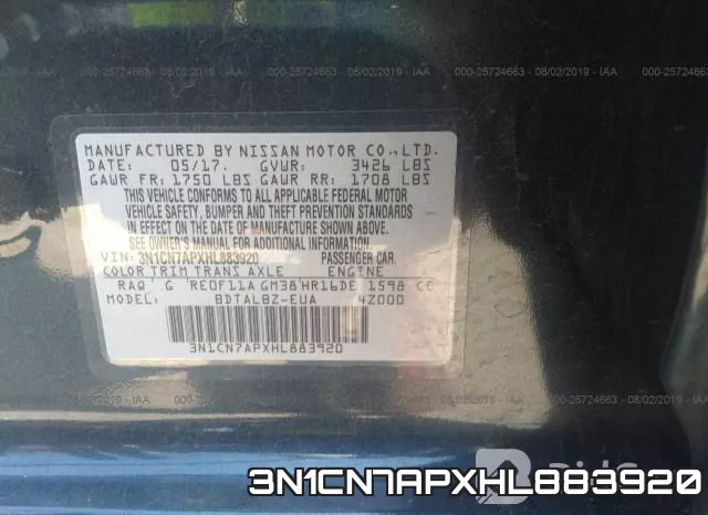 3N1CN7APXHL883920 фото 10