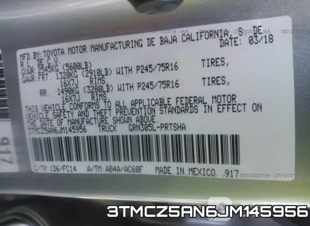 3TMCZ5AN6JM145956 фото 10