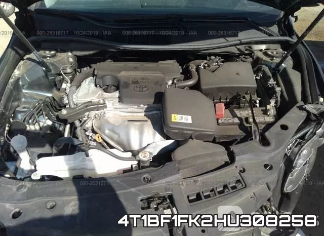 4T1BF1FK2HU308258 фото 2