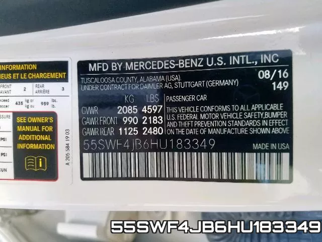 55SWF4JB6HU183349 фото 2