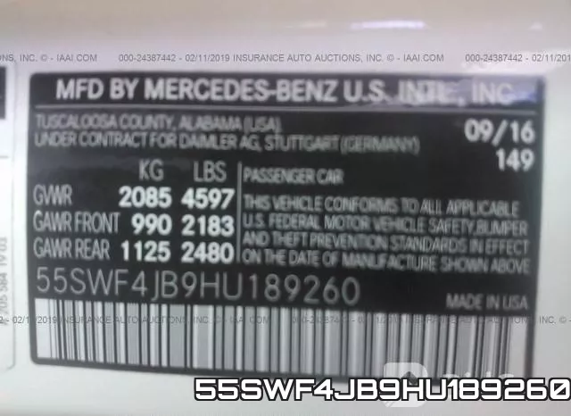 55SWF4JB9HU189260 фото 10