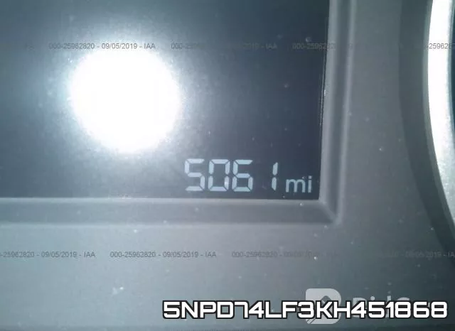 5NPD74LF3KH451868 фото 8