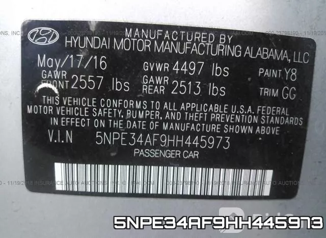 5NPE34AF9HH445973 фото 10