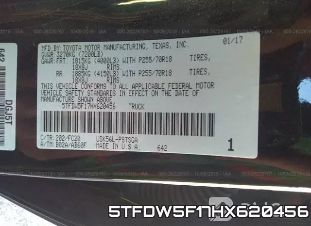 5TFDW5F17HX620456 фото 10