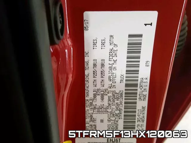 5TFRM5F13HX120063 фото 2